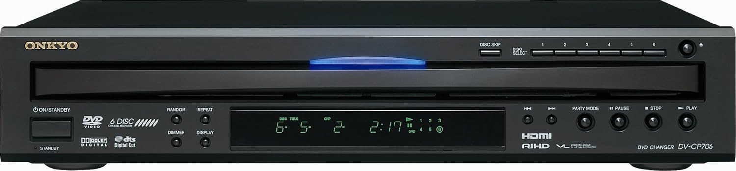 Best Onkyo 6-Disc Home Audio Carousel Cd Changer Player With Remote *Dxc390