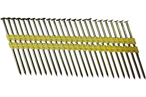 Zeluga 13-286-2M 21 Degree Framing Nails, 3-Inch x 0.131-Inch Round Head Plastic Strip Collated Framing Nails Smooth Shank Nails for Framing Nailer Gun (2,000 Counts)
