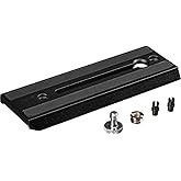 Manfrotto 504PLONG Video Camera Plate for 504 Fluid Head (Black)