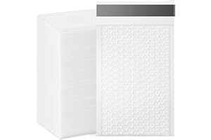 packbabol Bubble Mailers, 4x7 Inch Padded Bubble Mailers Pack of 100 Bubble Envelopes Opaque Self Seal Adhesive Waterproof Bags for Shipping and Packaging (White, 4x7-100Pc)