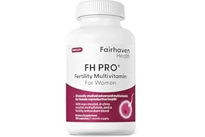 Fairhaven Health FH Pro for Women | Clinically Studied Fertility Supplements for Women | Aids Ovulation, Hormonal Balance, & Regular Cycles* | Conception for Her Fertility Support | 180 Capsules