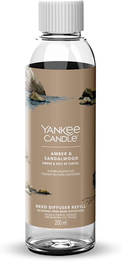Yankee Candle Signature Reed Diffuser Refill Amber & Sandalwood 200ml