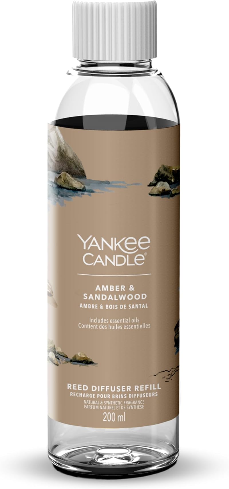 Yankee Candle Signature Reed Diffuser Refill Amber & Sandalwood 200ml