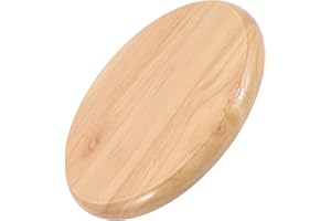 Luxshiny Solid Wood Round Stool Surface Accessories - Replacement Seat Cover for Bar Stools 11 6-Inch Diameter Smooth Finish for Lasting Use