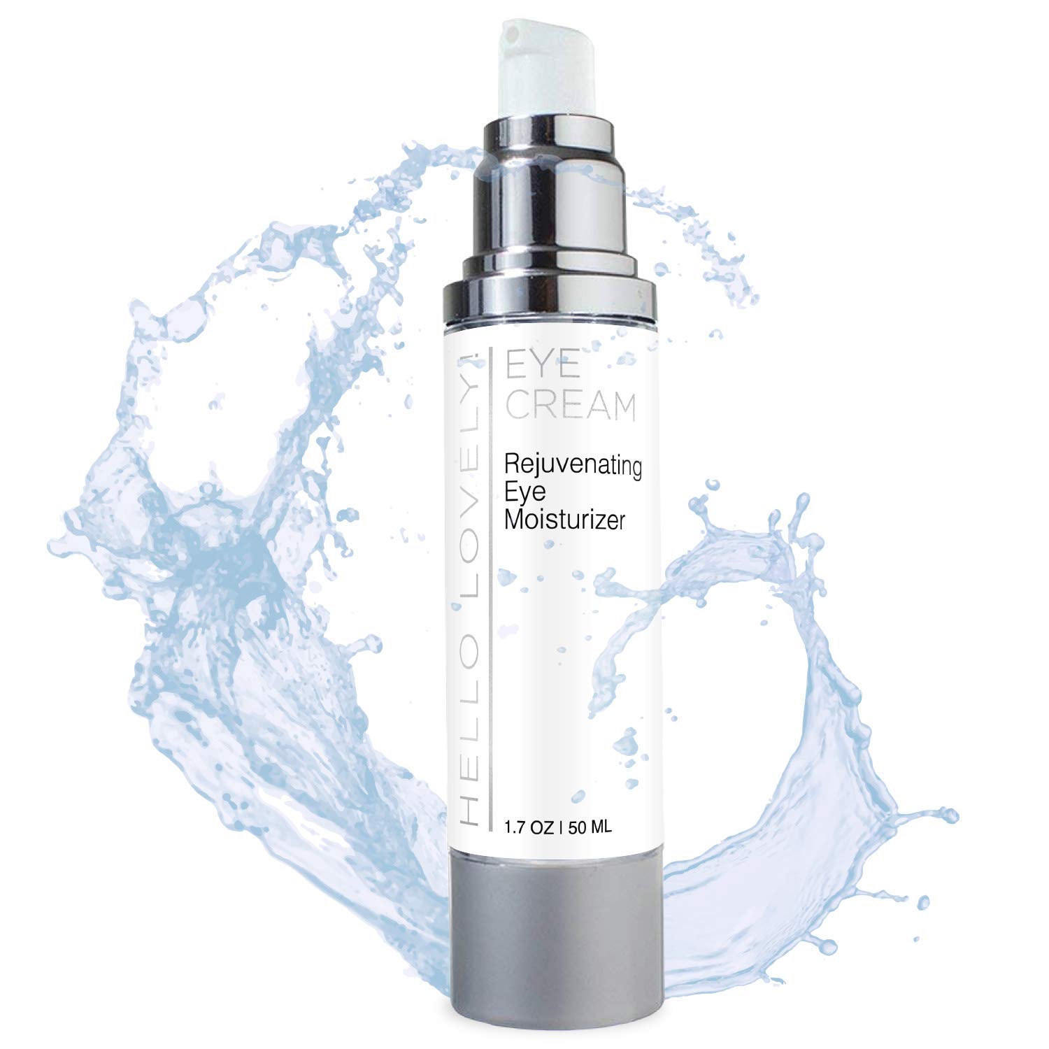Anti Aging Eye Cream Moisturizer for Under Eye Bags, Dark Circles, and Puffiness - Reduce Wrinkles, Fine Lines, and Crows Feet - Made in USA - 1.7 fl oz Unscented: Beauty
