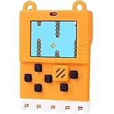 KittenBot Meowbit Card-Sized Retro Coding Arcade Programmable Handheld Game Console Suitable for STEM Education Compatible Micro:bit Expansion Board for Kids Ages 10+(Orange)