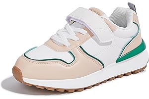 LUCKY STEP Kids Sneakers for Girls Boys Running Non-Slip Tennis Casual Walking Shoes Hook and Loop Unisex-Child Storybook Shoes for Big Kids, Little Kids & Toddlers