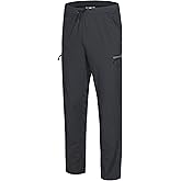 Little Donkey Andy Men's Ultra-Stretch Lightweight Quick Dry Athletic Pants Drawstring Travel Exercise Running Jogging