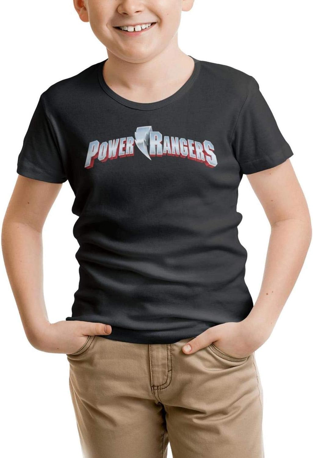 Little Girls Power-Rangers-SPD- Short Sleeve Mesh T-Shirts Tee