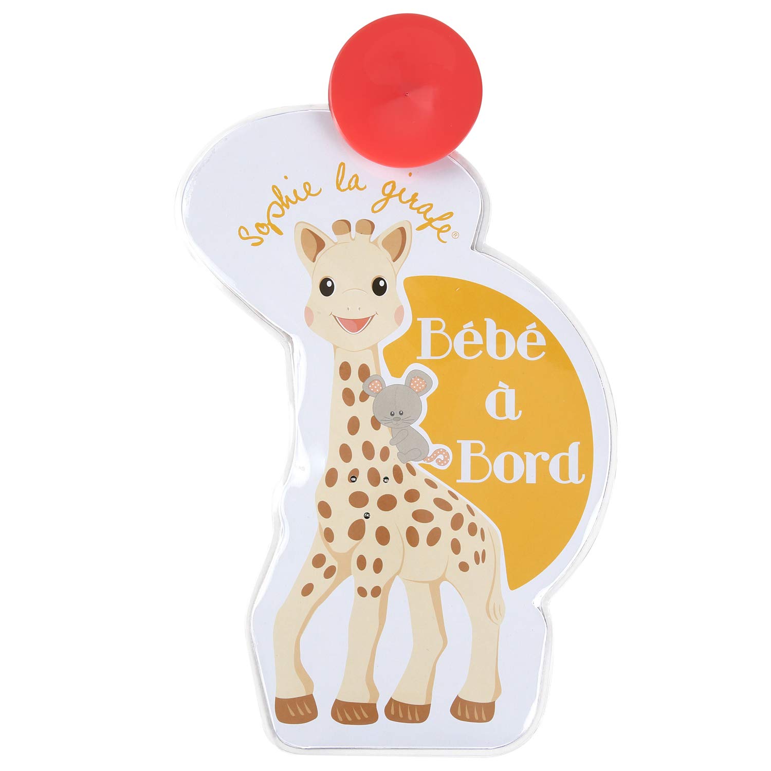 Sophie la Girafe Car Sign French Flash Bébé A Board, Multi-Colour
