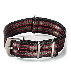 Hemsut Military Style Watch Strap, Seat Belt Watch