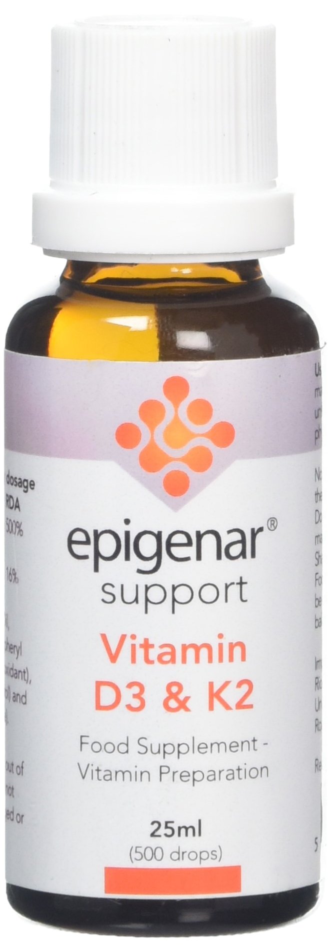 Epigenar Vitamin D3 and K2 Drops, 80 g