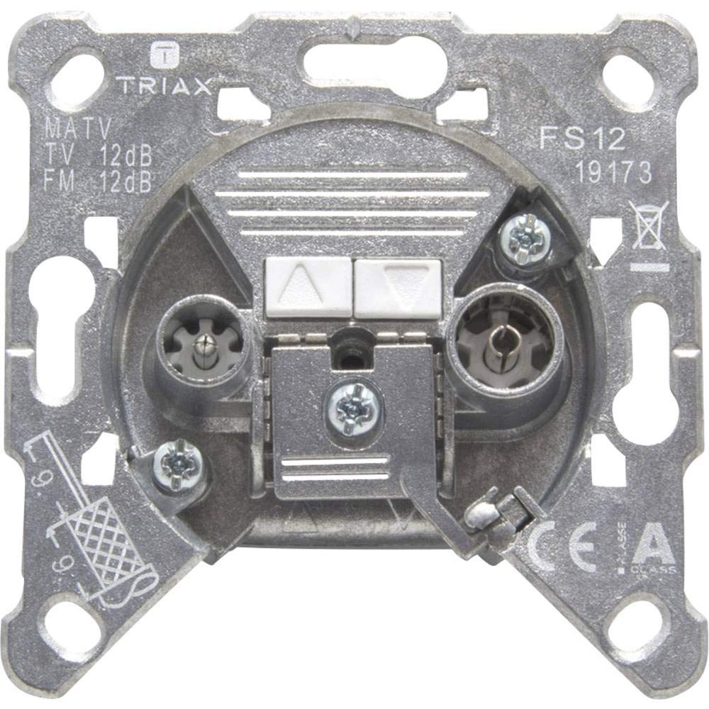 Triax FS 12 2-Way 1000 MHz Broadband Loop-Through (12dB TV 5 68MHZ/118 – RF 87.5 – 108 MHz)