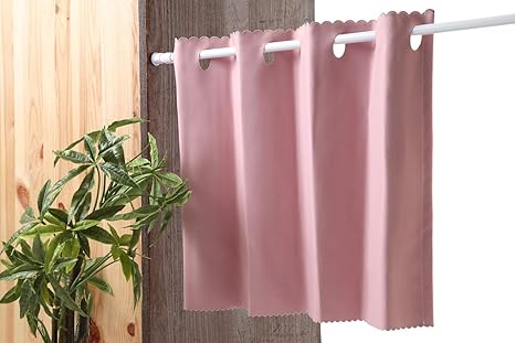Amazon カフェカーテン ピンク 7590 カフェカーテン オンライン通販