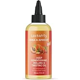 Locsanity Shea &amp; Apricot Loose, Natural Strength &amp; Growth Formula Dreadlock Natural Hair Rolling and Conditioning Oil