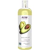 NOW Foods Solutions, Avocado Oil, 100% Pure Moisturizing Oil, Nutrient Rich and Hydrating, 16-Ounce