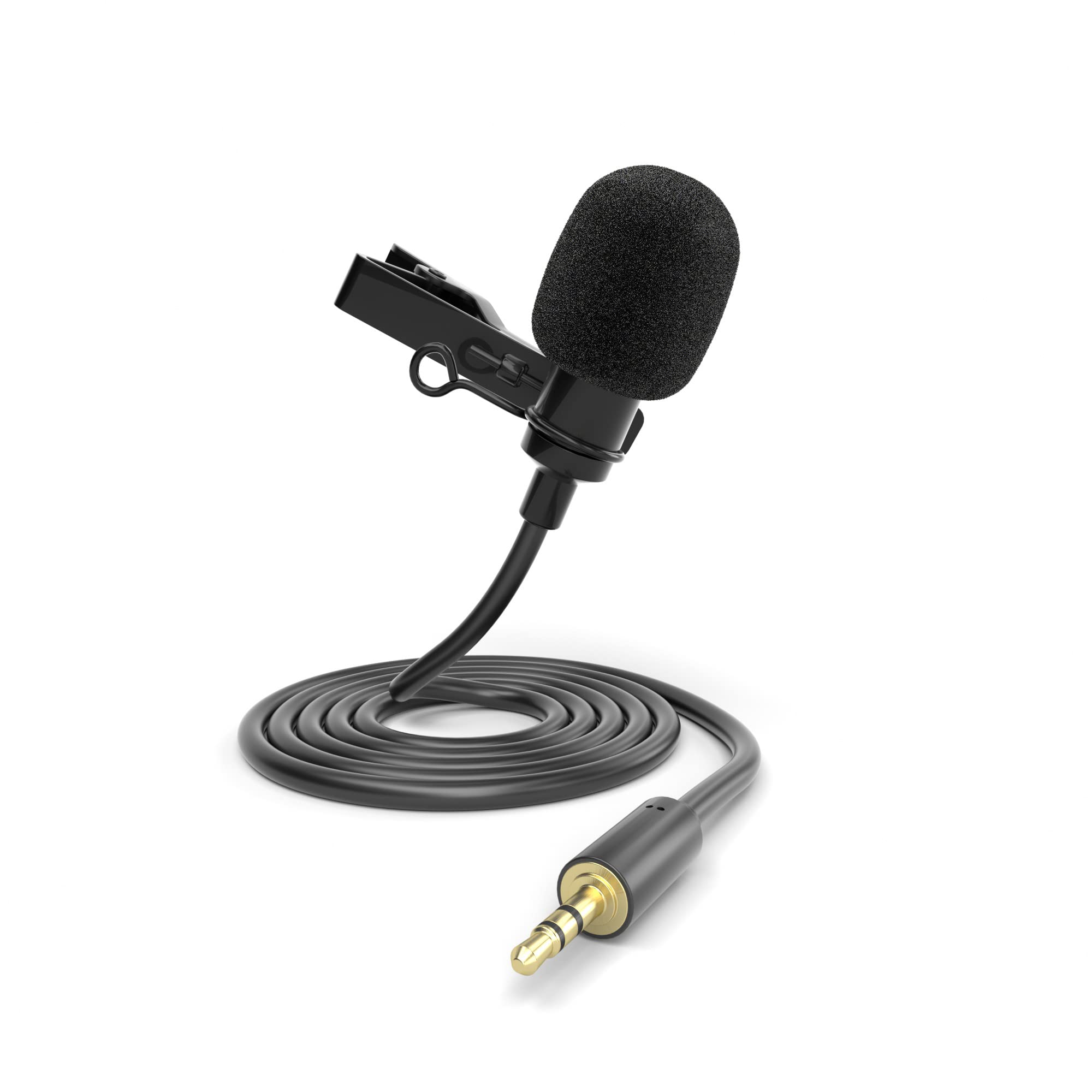 ayex Lavalier Microphone Perfect for Camera Camcorder and PC for Interviews Livestreams Meetings and Vlog Suitable LV-1