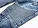 Men's Dark Blue Biker Moto Skinny Ripped Distressed Destroyed Slim Denim Jeans