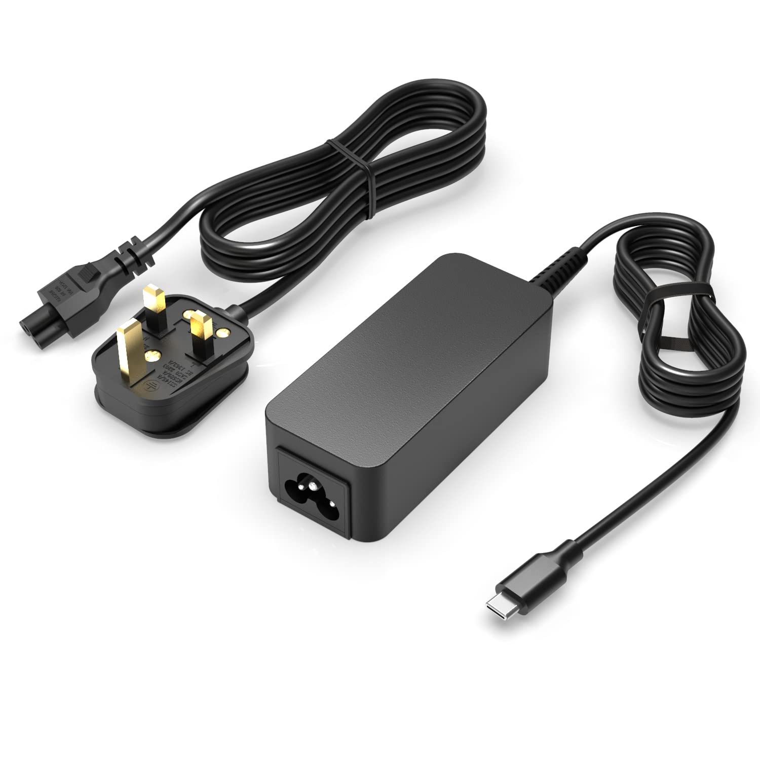 45W AC Charger Fit for Lenovo Thinkpad Yoga L13 L14 L15 E14 E15 T14 T14S T15 X13 R14 P43s P53s Gen 1 2 3 ADLX45YAC3A ADLX45YLC3A ADLX45UDCC2A SA10E75839 USB-C Laptop Power Supply Adapter Cord