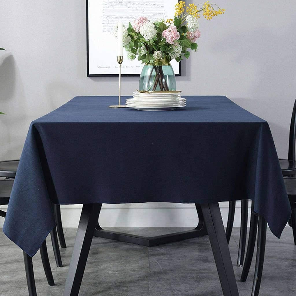 ILMF Rectangle Tablecloth, Stain Resistant Washable Plush Fabric Table