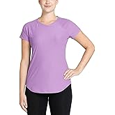 Kirkland Signature Ladies' Active V-Neck Textured Tee (Lavender, Medium)