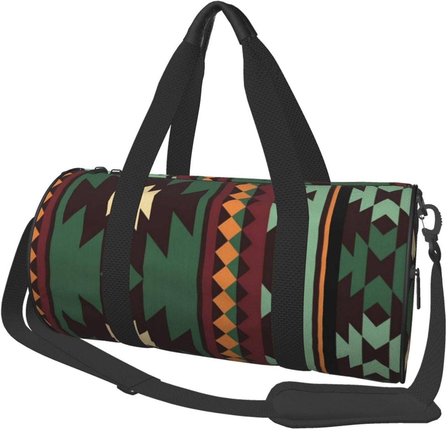 Southwest Tribal Green Brown Native American Geometry