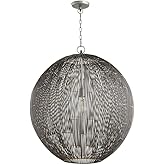 Quorum 831-26-93 Transitional One Light Pendant in Bronze/Dark Finish,