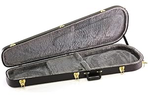 Deluxe Hardshell Bass Guitar Case (Built Road-Tough) with Lockable Latch (Made in Canada) (Tear Drop)