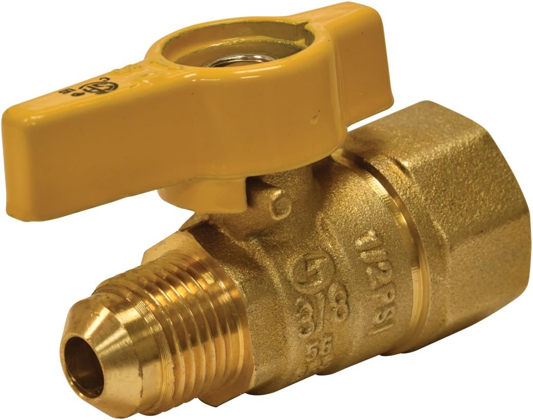 Pipes, Pipe Fittings & Accessories EZFLO 60005 Brass Gas Ball Valve