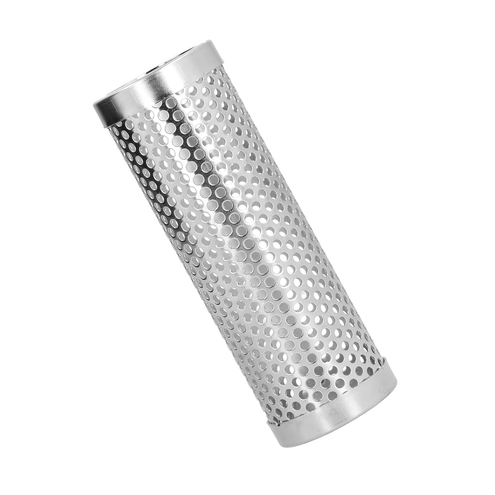 12 Inch Stainless Steel Pellet Smoker Tube, Perforated BBQ Cold & Hot Smoke Tube for Pellet, Gas, Charcoal Grills, Portable Smoker Box for Meat, Cheese, Fish(Length 15.3CM*Height 5.3CM)