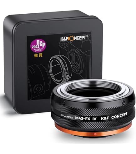 ★極上★FUJINAR 25cm F4.5 大判 M42変換付き K&F Concept M42 to Fuji X Lens Mount Adapter
