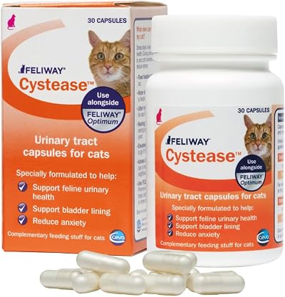 Feliway Cystease 30 Capsule Pack for Cats Urinary Tract Health