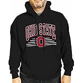 Campus Colors NCAA Adult Unisex Overtime Classics Hooded Fleece Sweatshirt, Cozy Cotton Poly Blend, Timeless Design