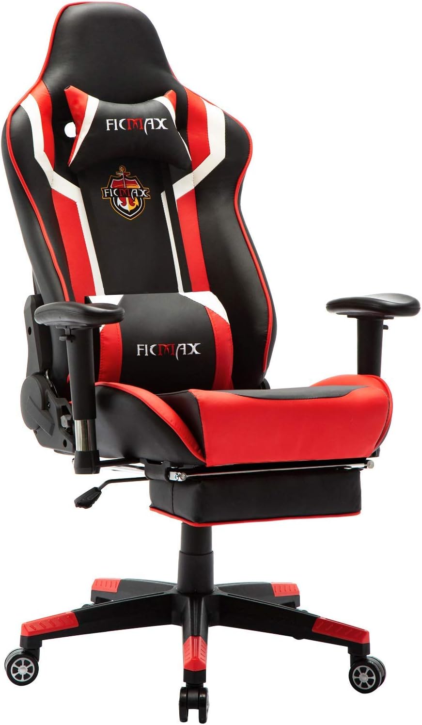 Ficmax Massage Gaming Chair Ergonomic Computer Gaming Chair with