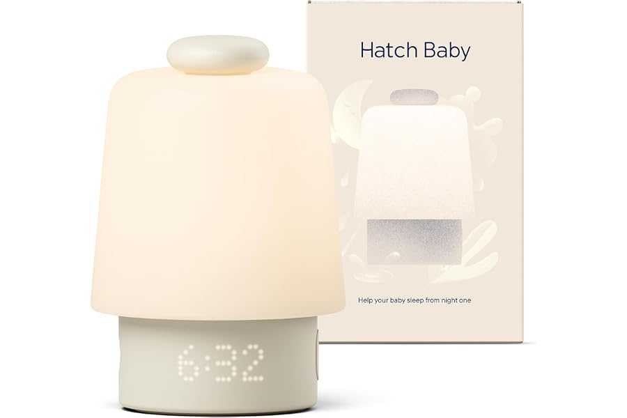 Hatch Baby Sound Machine, Night Light (Putty) | Sleep Support | Registry Essential, Routine Builder, Time-to-Rise Alarm Clock