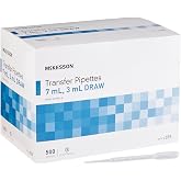 McKesson Transfer Pipette, Non-Sterile, 7 mL, 0.5 mL, 3 mL, 1 pk | Transfer Pipette,LDPE,NonSterile,7.5 mL