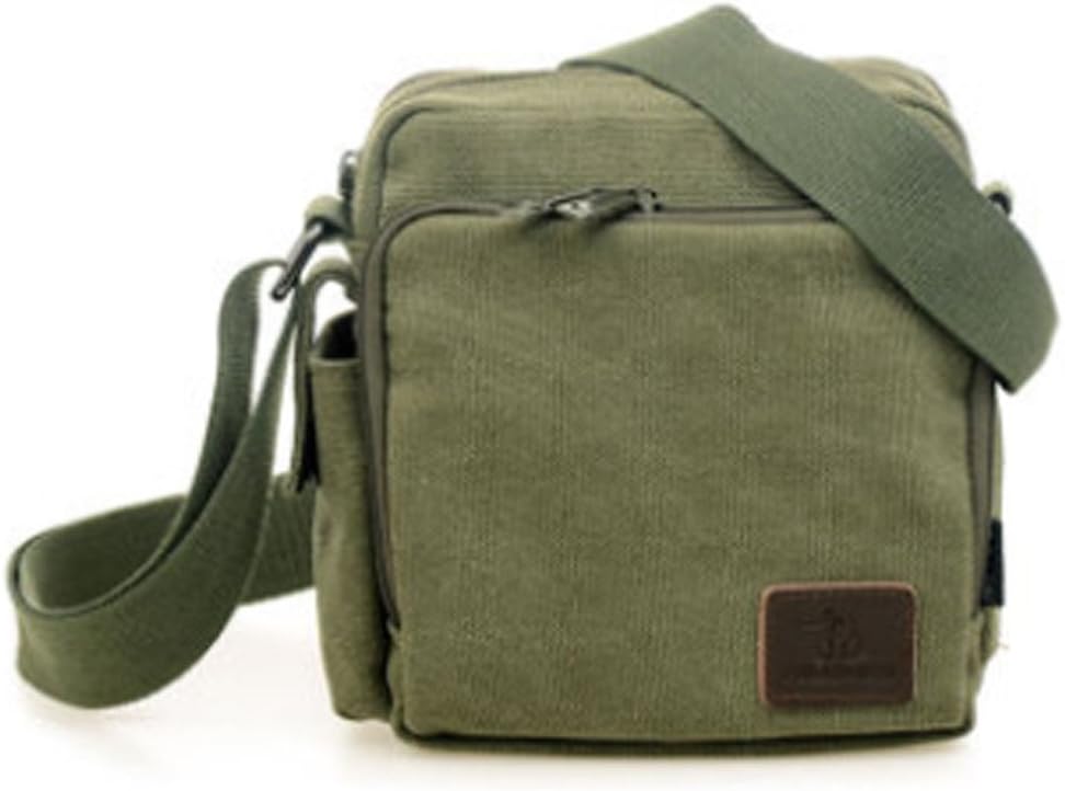 Daosen Multifunction Canvas Messenger Bag Handbag Crossbody Shoulder Bag Day Bag