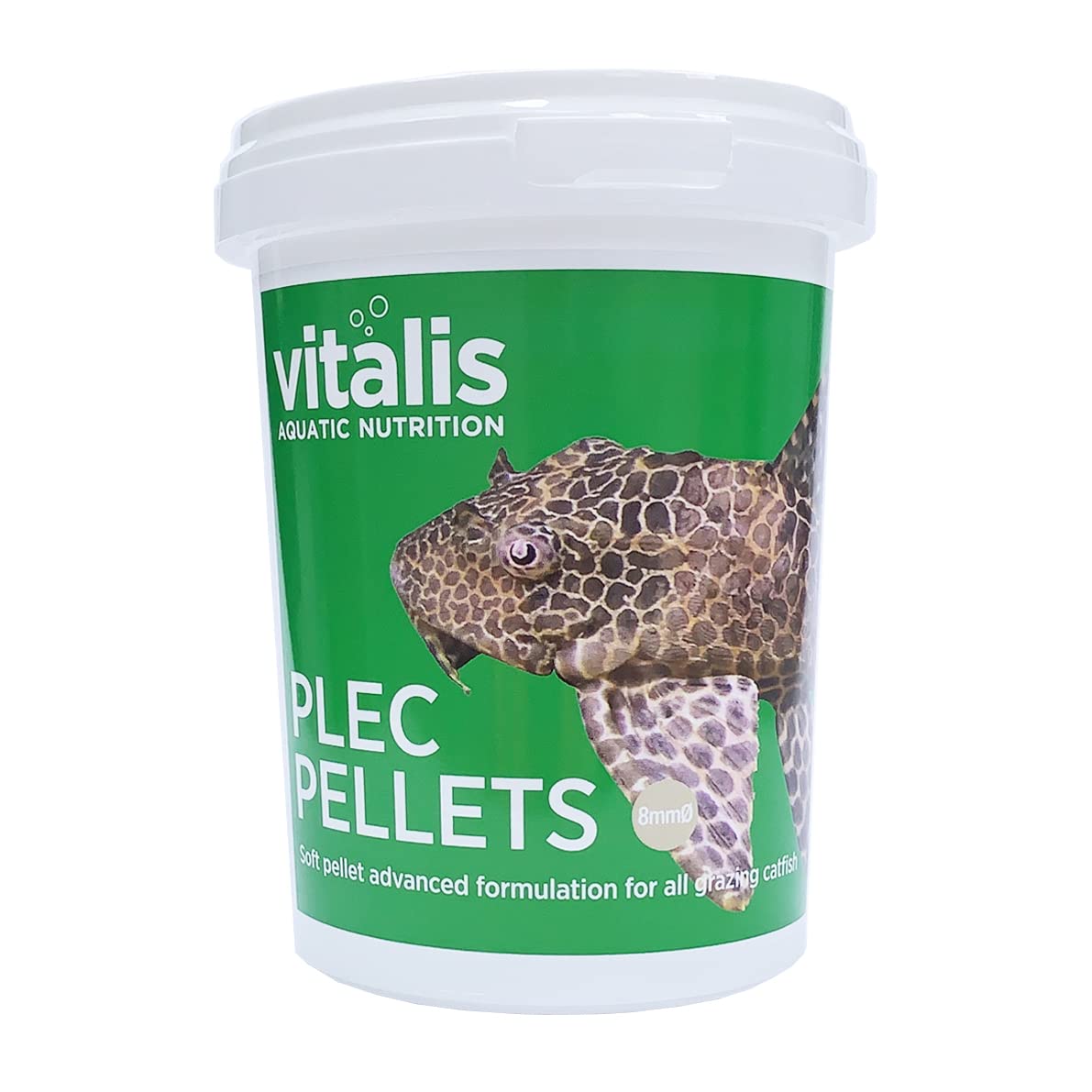 Vitalis Plec Pellets (8mm) Fish Food 300g