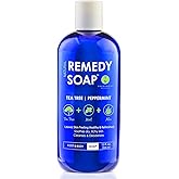 Truremedy Naturals 12 oz Tea Tree Oil Body Wash - Invigorating Tea Tree Soap with Peppermint, Aloe, Eucalyptus, Coconut and Olive Oil - Refreshing Body Wash for Men and Women - Shower Gel Cleanser