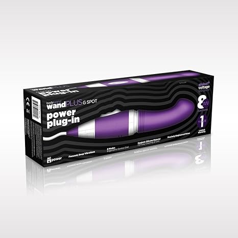 BodyWand Netzstecker in EU-Wand Plus G-Punkt 8 Lila OS