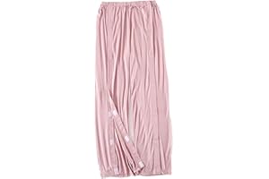 DEEYOTA Nursing Pants with 2 Sides Magic Stickers for Post-Surgery,Bedridden Patient Pants