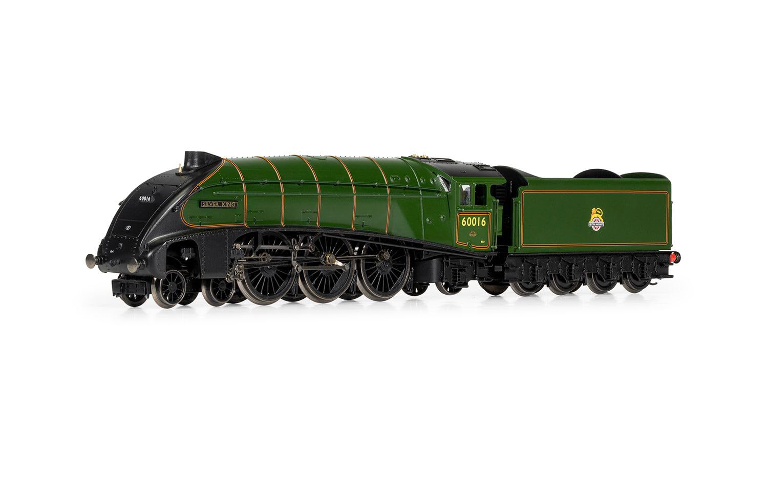 Hornby TT:120 Steam Train - TT3008M BR Class A4 4-6-2 60016 'Silver King' - Era 4 TT Gauge Locomotives for Train Set, Engine Models for Adults - 1:120 Scale Model Gift