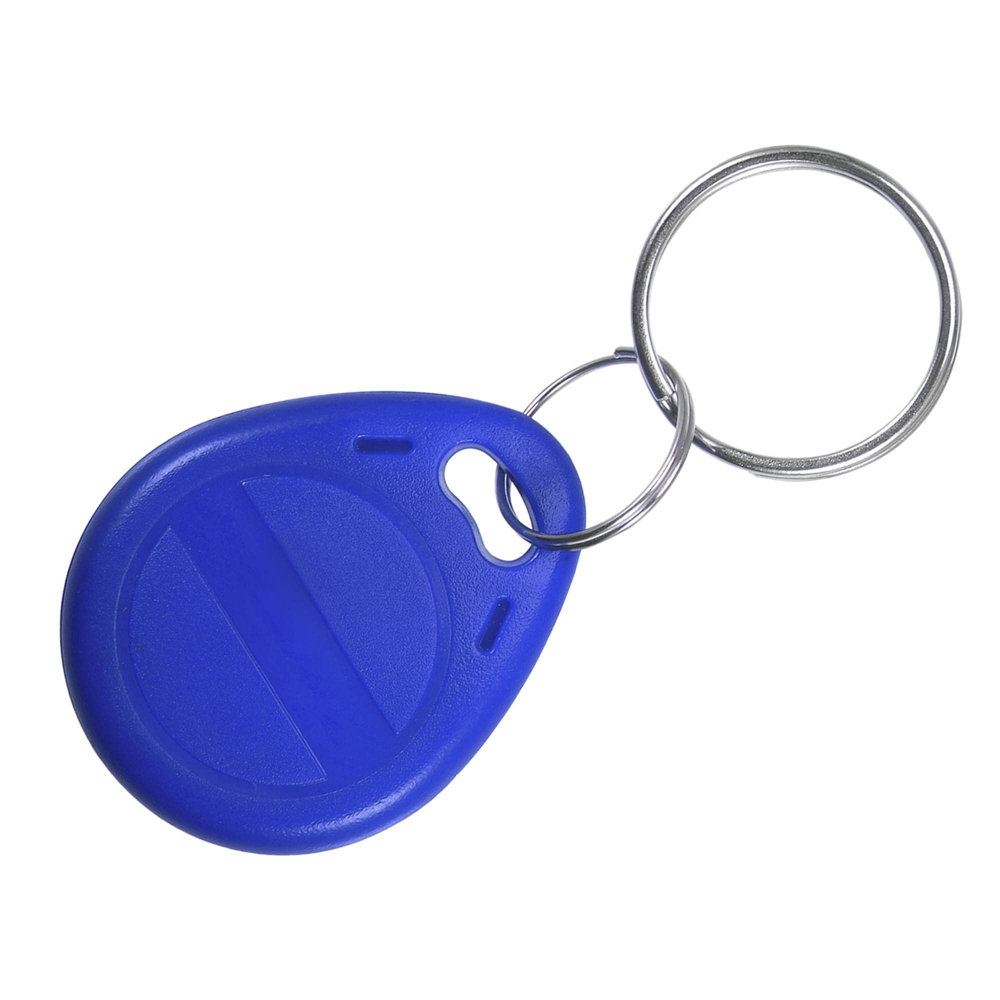 sourcing map ID Card Key Fobs RFID Proximity 125KHz Rewritable Copyable Token Tag for Door Entry Access Control System Blue Pack of 10