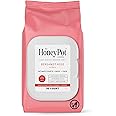The Honey Pot Company - Feminine Wipes - Daily PH Balancing, Fragrance & Sulfate Free Wipes for Intimate Parts, Body, or Face - Hygiene Products - Bergamot Rose - 30 ct