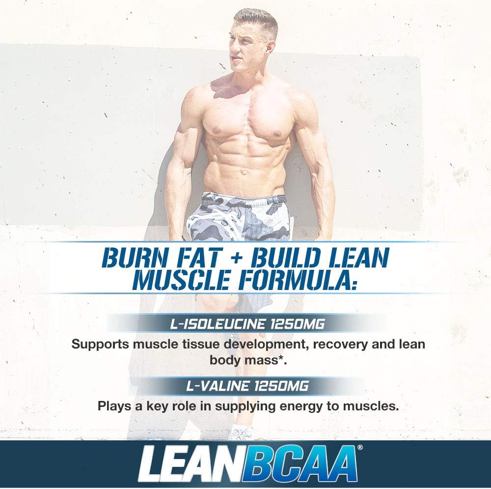 Evlution Nutrition LeanBCAA, BCAA’s, CLA and L-Carnitine, Stimulant-Free, Recover and Burn Fat, Sugar and Gluten Free, 30 Servings (Watermelon): Health & Personal Care
