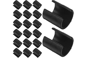 Healeved 25pcs Abs Soccer Corner Flag Clips for Football Training Marker Pole Connectors Buckles, Sturdy