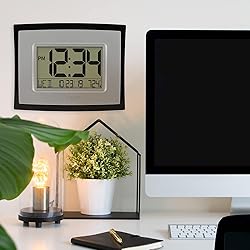 La Crosse Technology Wall/Table Clock, 6.85-inch H