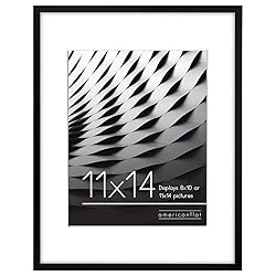 Americanflat 11x14 Picture Frame in Black - Use as