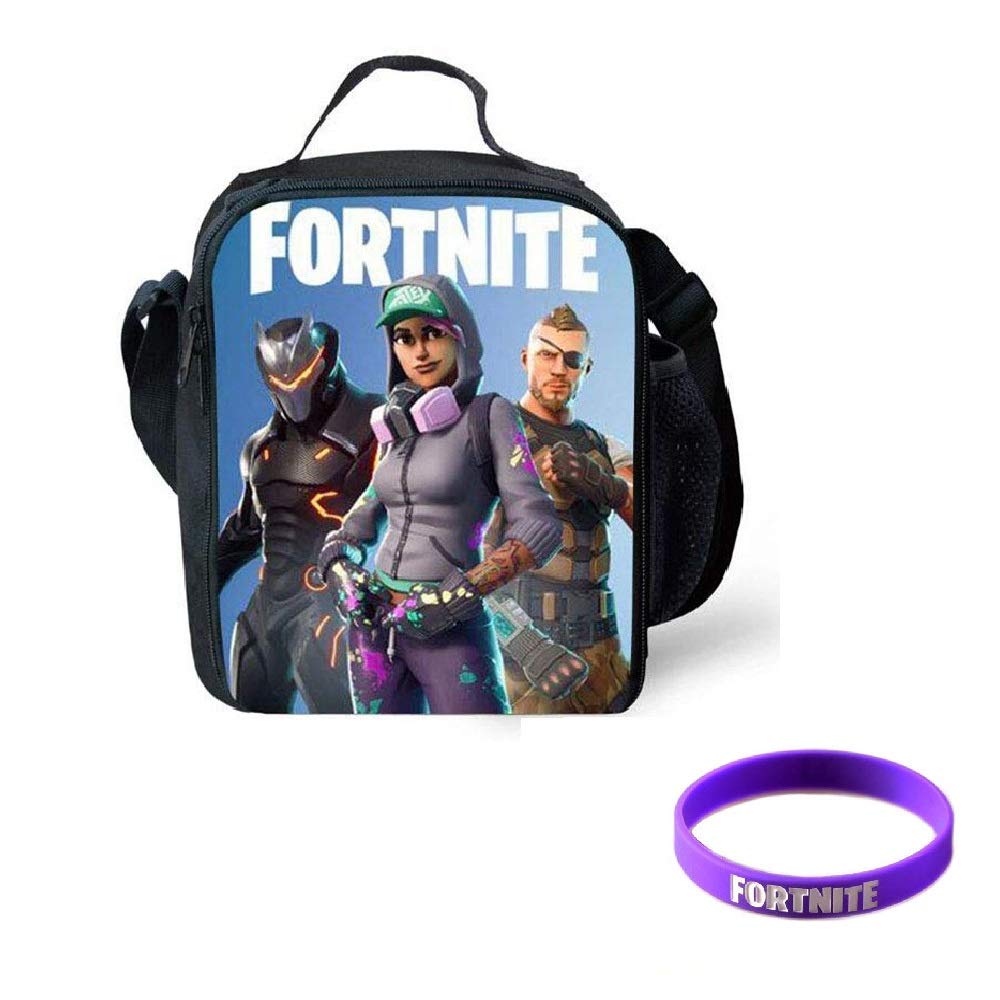 Fortnite Battle Royale Insulated Lunch Bag Girls Boys School Snack - fortnite battle royale insulated lunch bag girls boys school snack box cross body shoulder bag bento picnic insulated grocery bag with zip handle