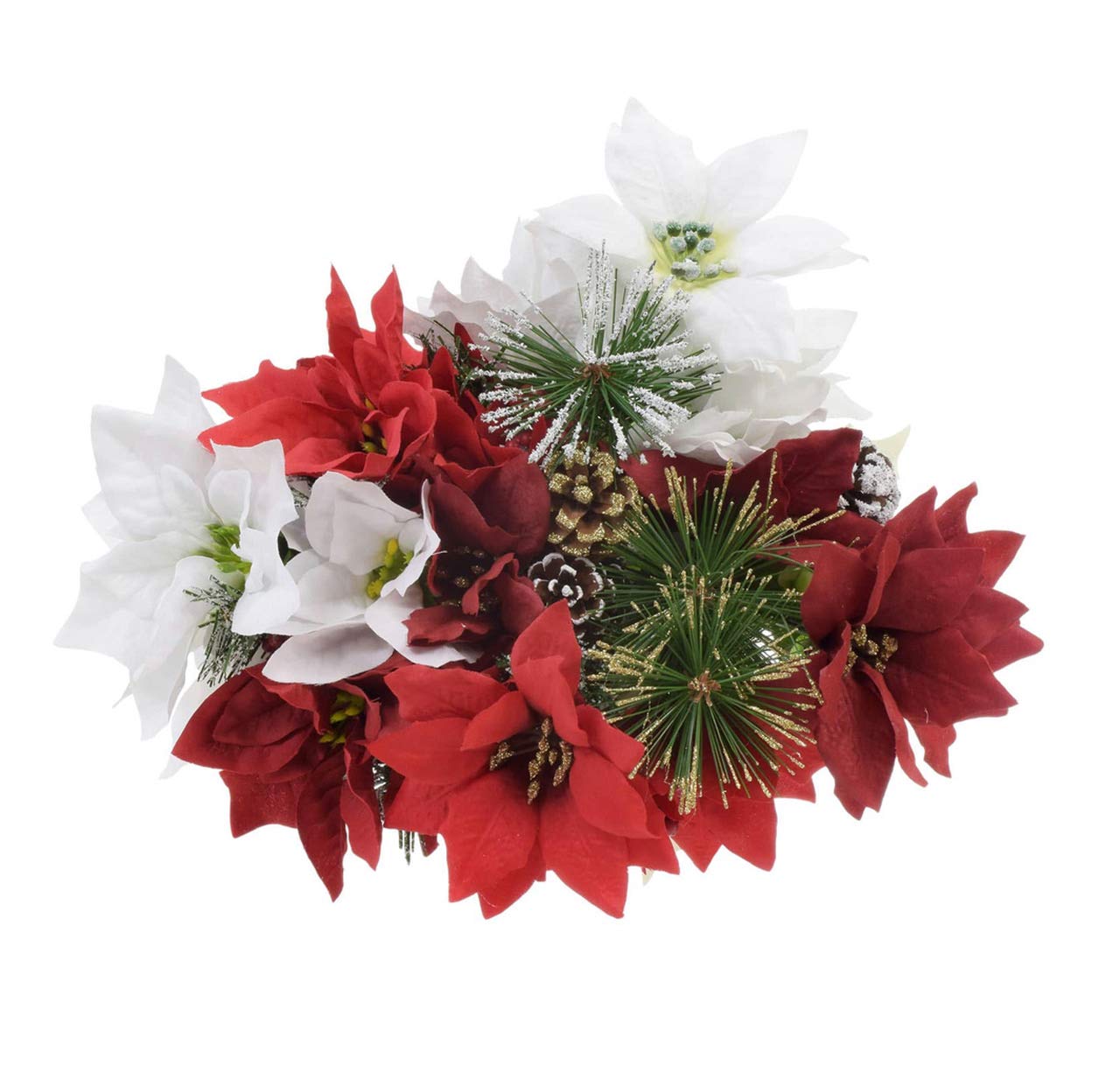 Natalie Horner Christmas Silk Flowers Arrangements Artificial
